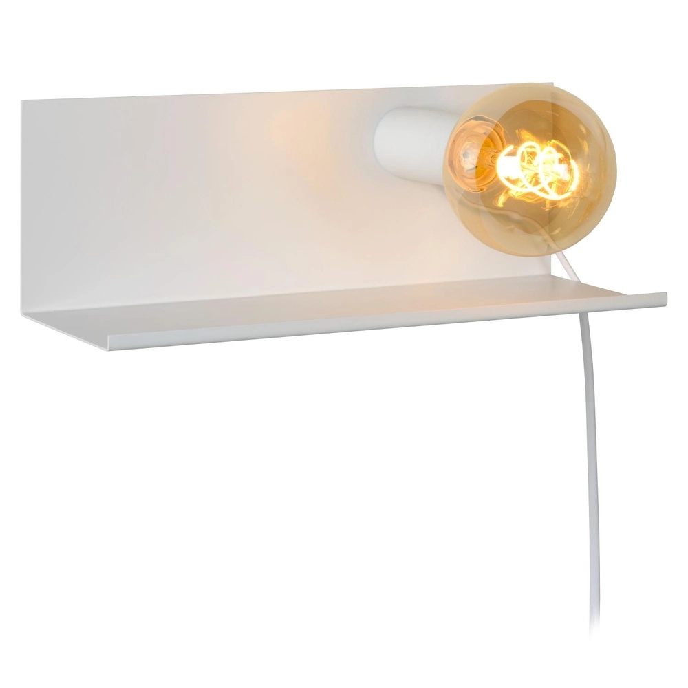 Bedlampje Sebo wit Lucide 5411212061294