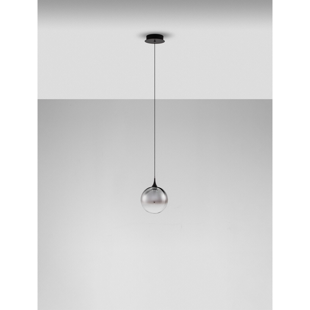 Pendant lamp Orenda Single smoke glass Lyora 5212017477606
