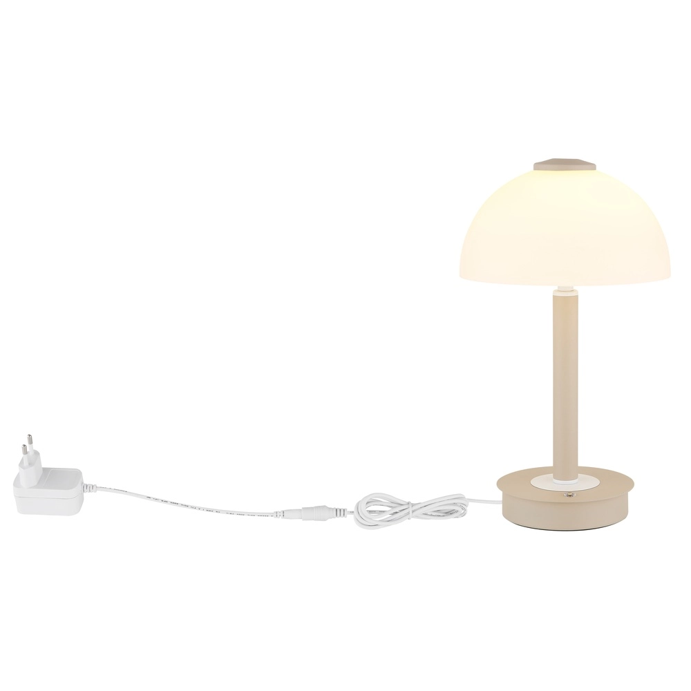 Moderne tafellamp Uldin zand bruin Globo 9007371580262
