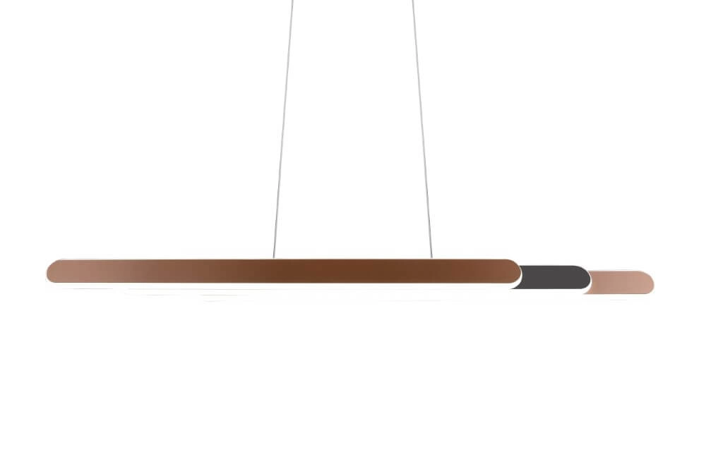 Hanglamp Helios 130cm bruin