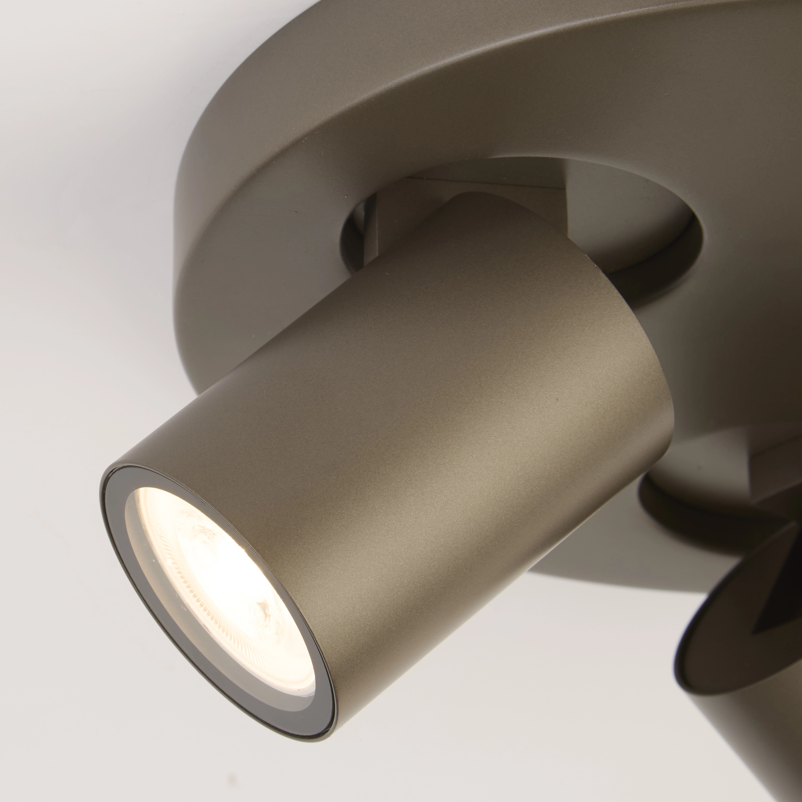 Plafondlamp Selene 3 rond brons Lyora 5053423314464