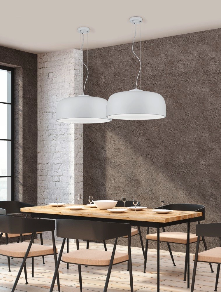 Kantoor hanglamp Baron 52cm wit Trio 4017807387681