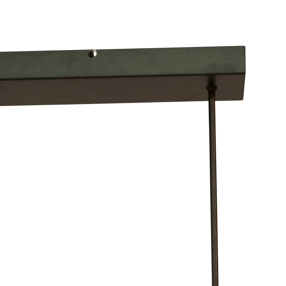 Zwarte hanglamp Real 2 100cm met goud Masterlight 8718121220437