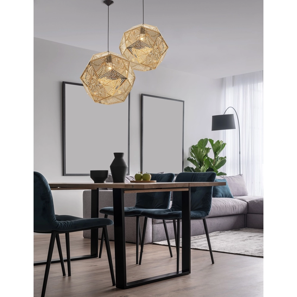Design hanglamp Foggia Ø 48cm goud
