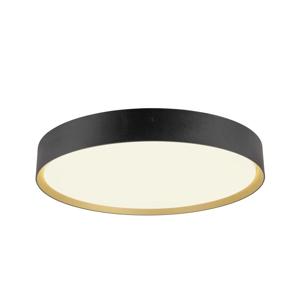 Plafondlamp Decona Ø 42cm zwart met goud - 3000K/4000K SLV 4024163302920