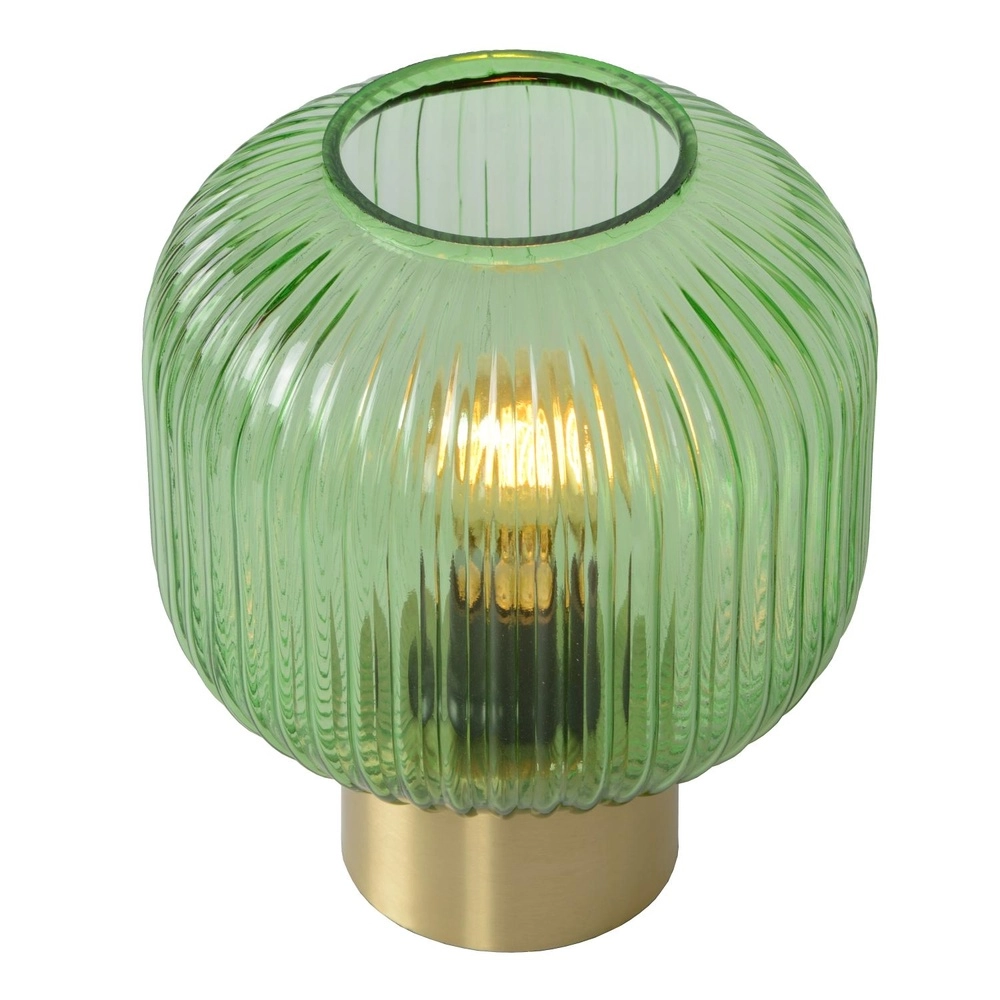 Tafellamp Maloto Ø 20cm groen Lucide 5411212451248
