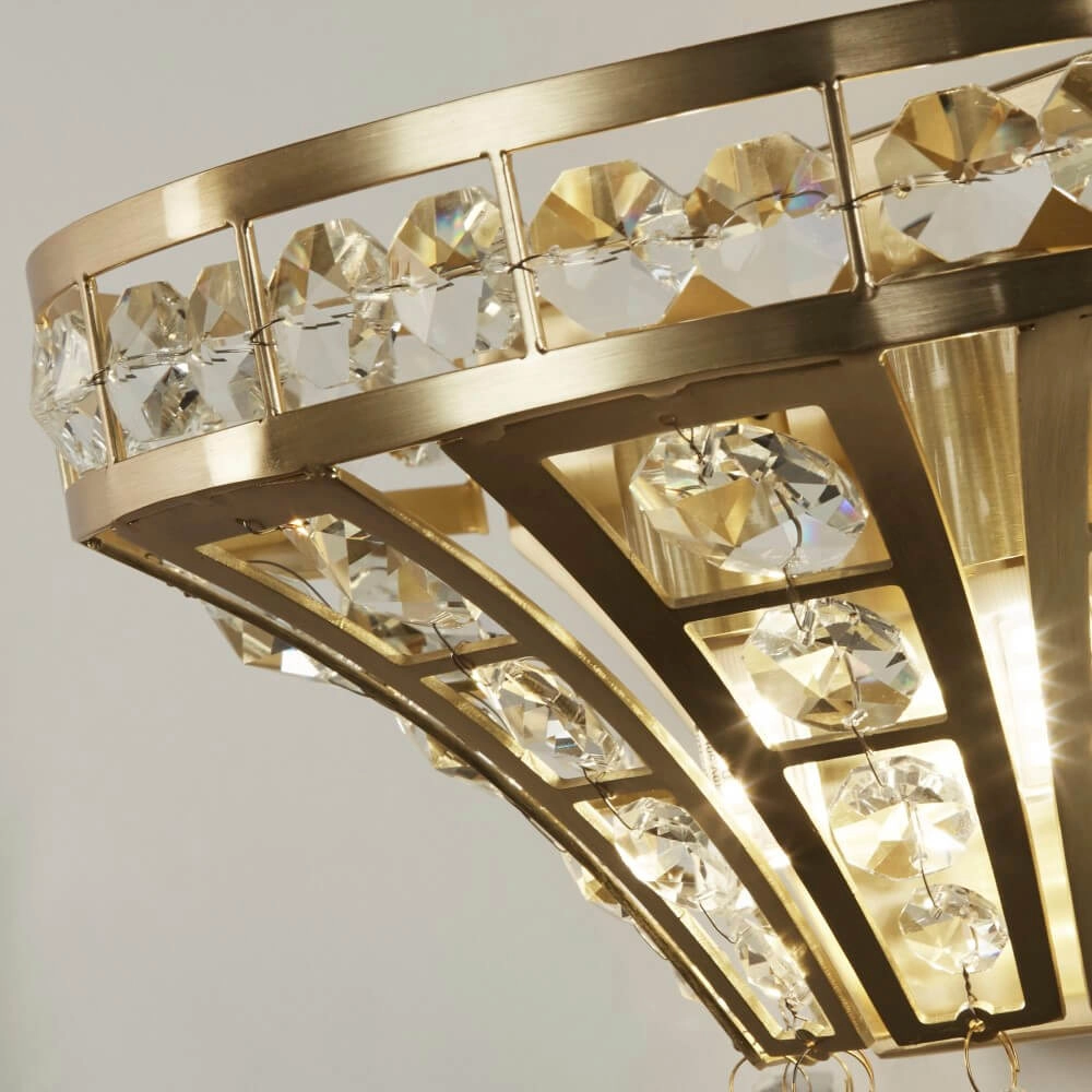 Wandlamp Gemma goud Searchlight 5053423249933