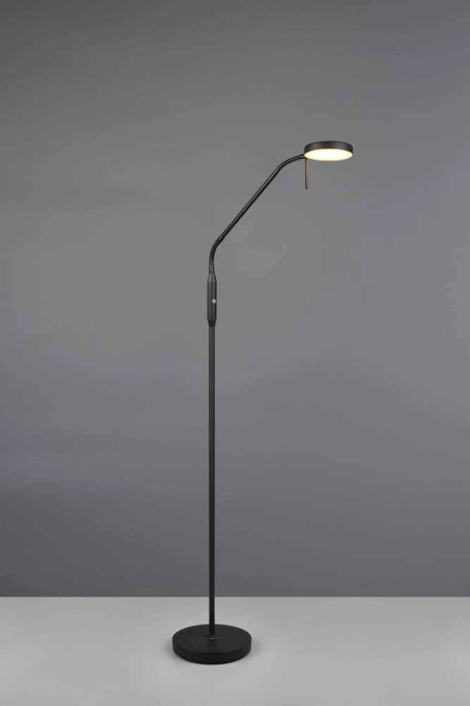 Zwarte leeslamp Moreno oplaadbaar
