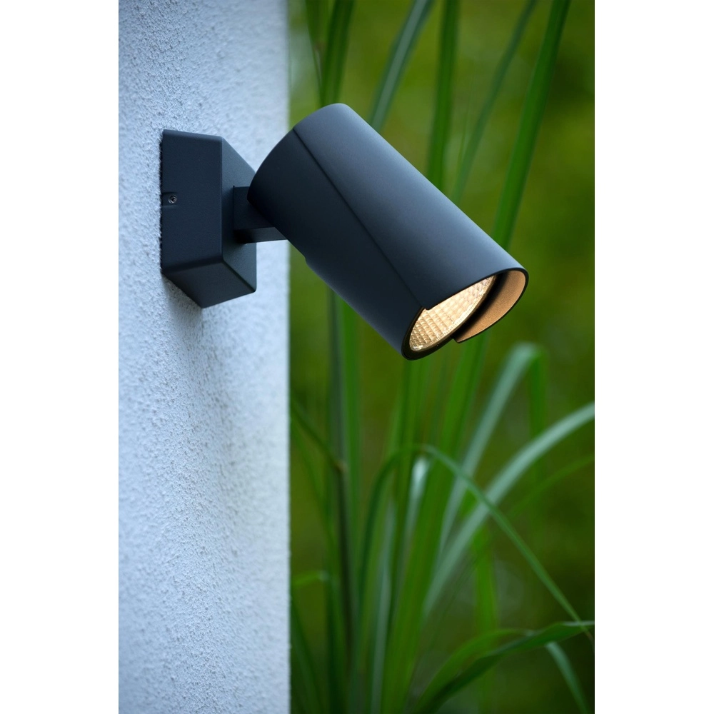 Design wandlamp Manal antraciet Lucide 5411212271686