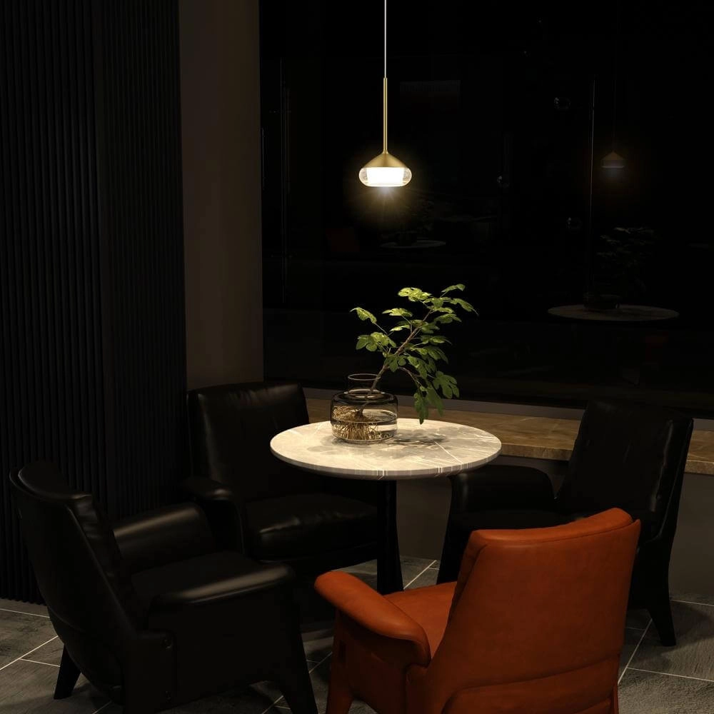 Design hanglamp Phoenix goud Ø 11,6cm Artdelight 8720701101098