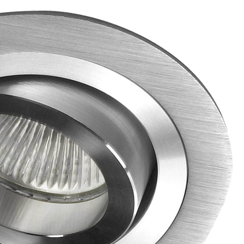 Inbouwspot Di Moda Round richtbaar metaalgrijs Masterlight 8718121015101