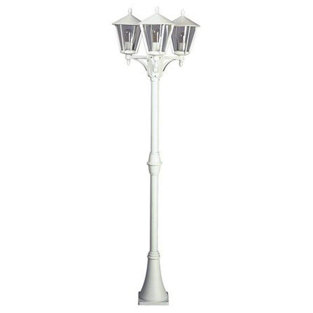 Grote staande buitenlamp Nelly 207cm - wit