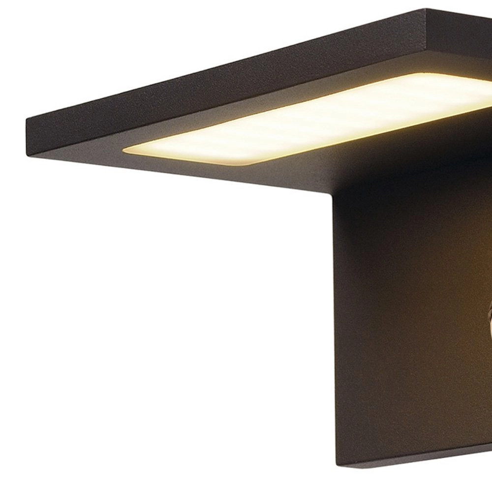 Wandlamp Led Sensor met bewegingssensor zwart SLV 4024163221986
