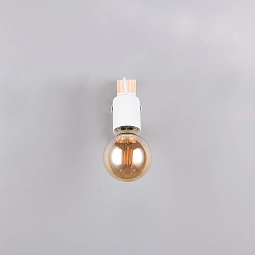 Plafondlamp Lynar wit met hout Trio 4017807670707