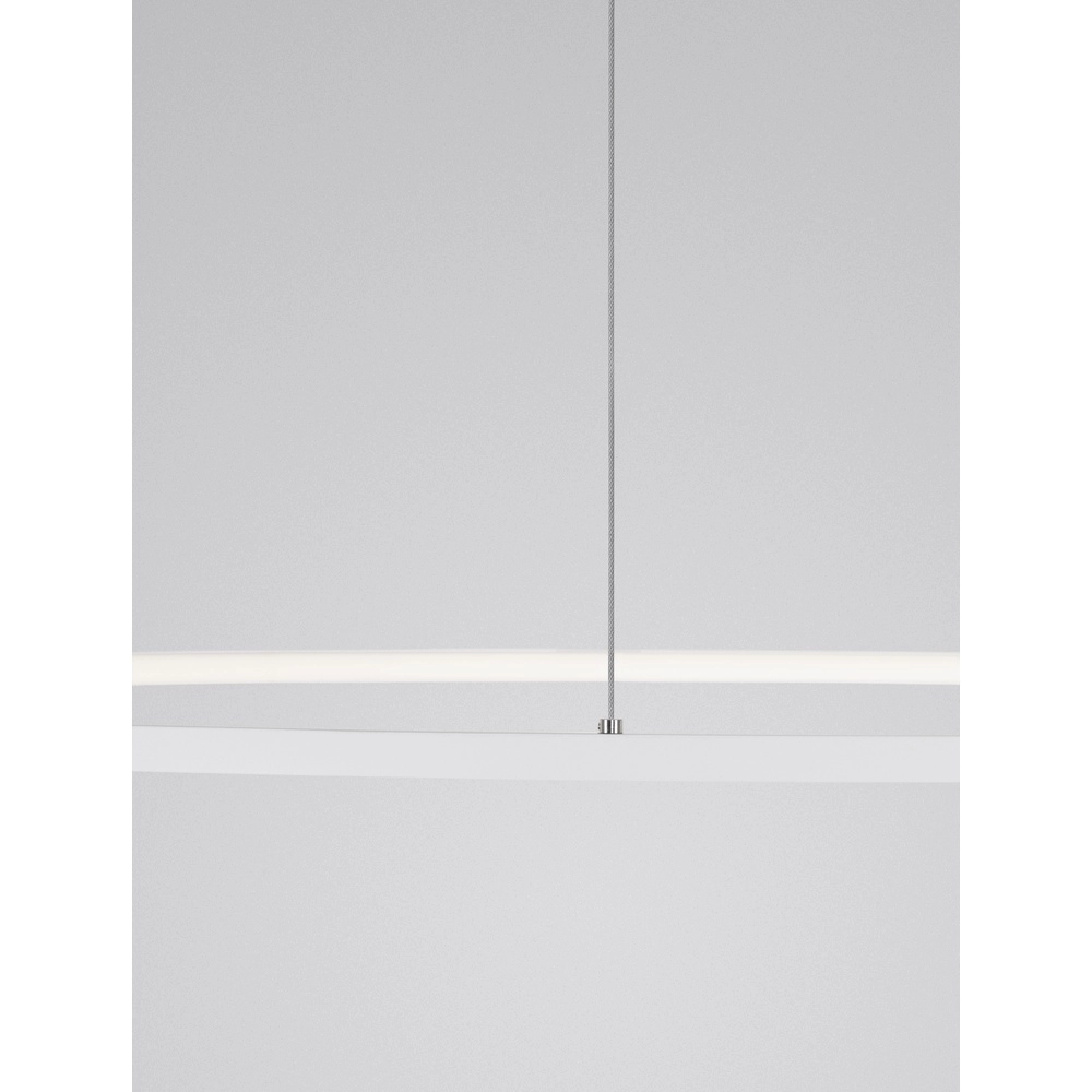 Ronde hanglamp Tarquin wit Ø 100cm Lyora 5212017438331