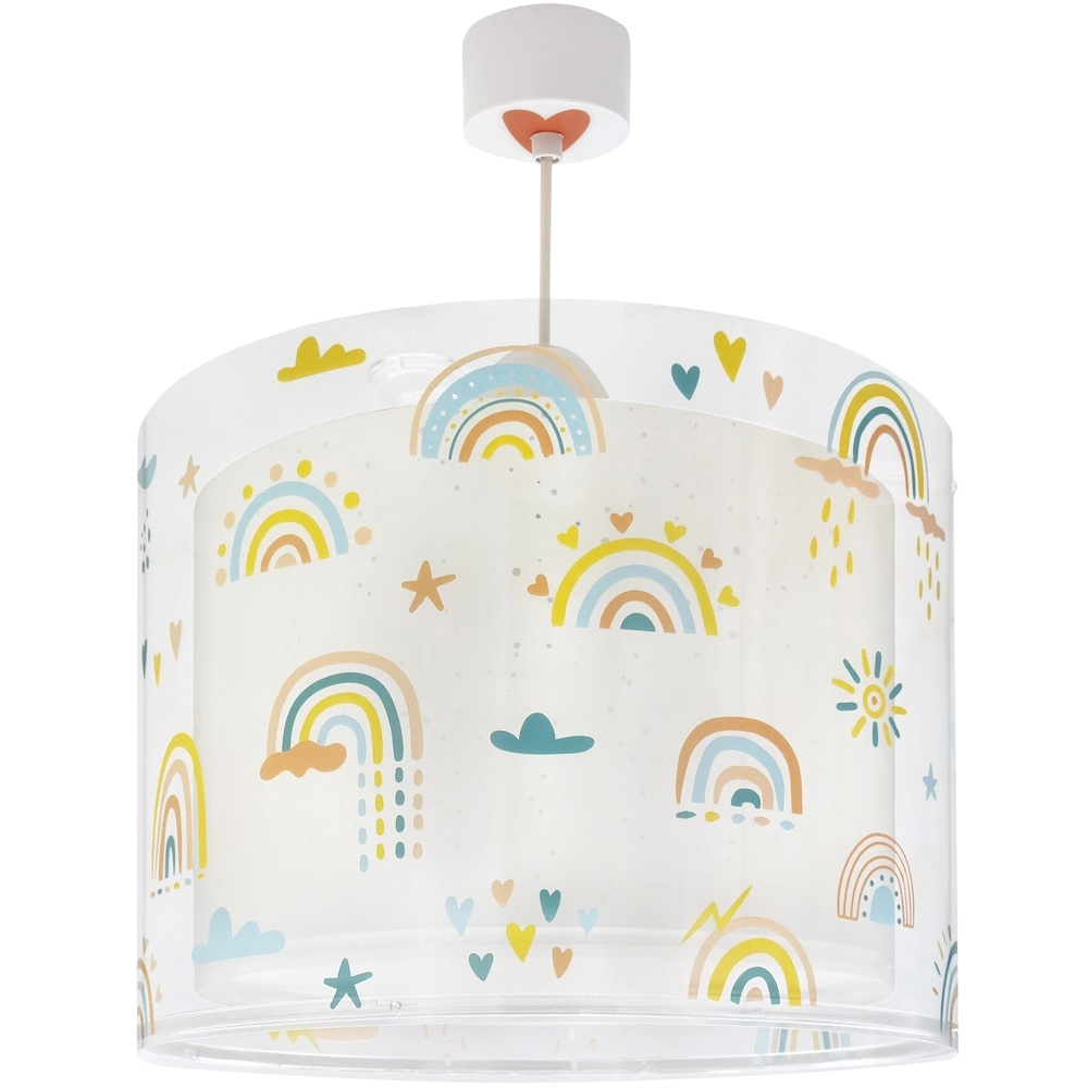 Hanglamp Rainbow roze voor kinderkamer