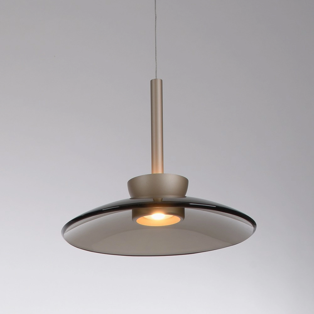 2L eettafel hanglamp Pure Moon bronce met amber glas Paul Neuhaus 4012248392980