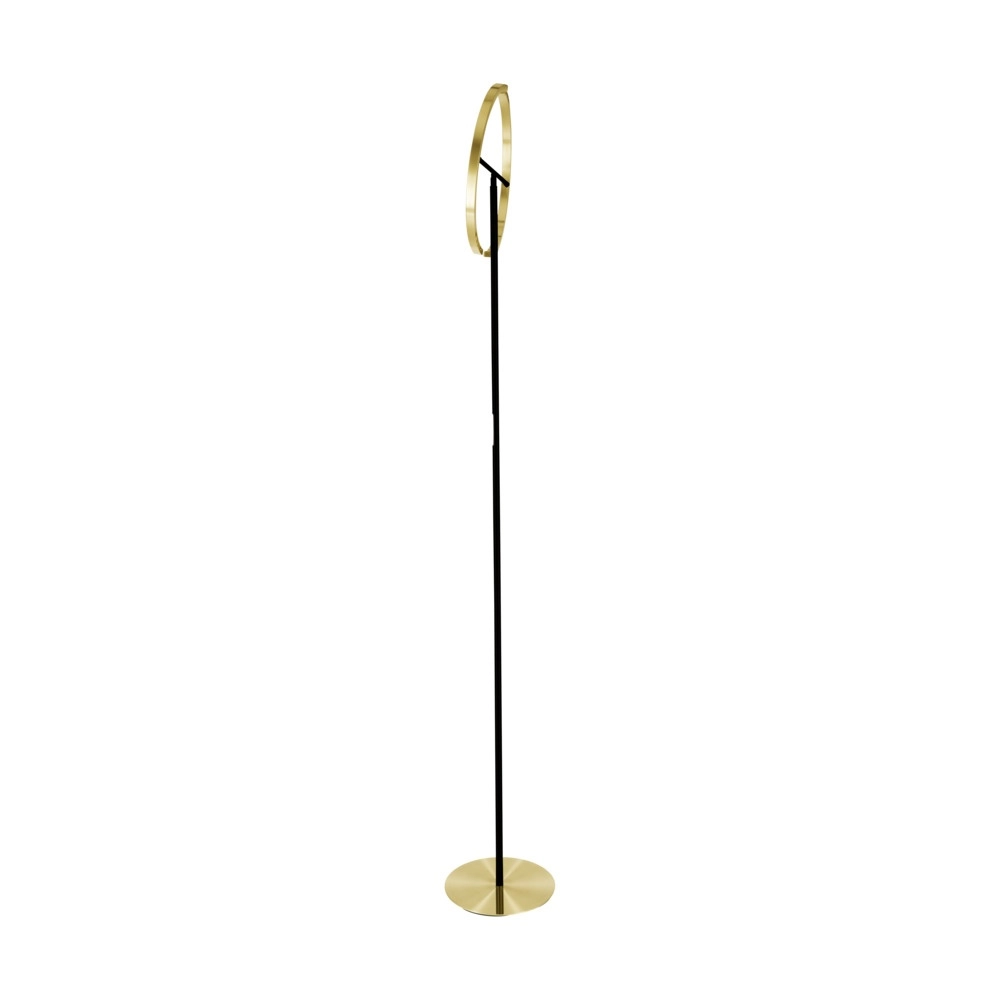 Design vloerlamp Castelpoto zwart met goud Design vloerlamp Castelpoto zwart met goud