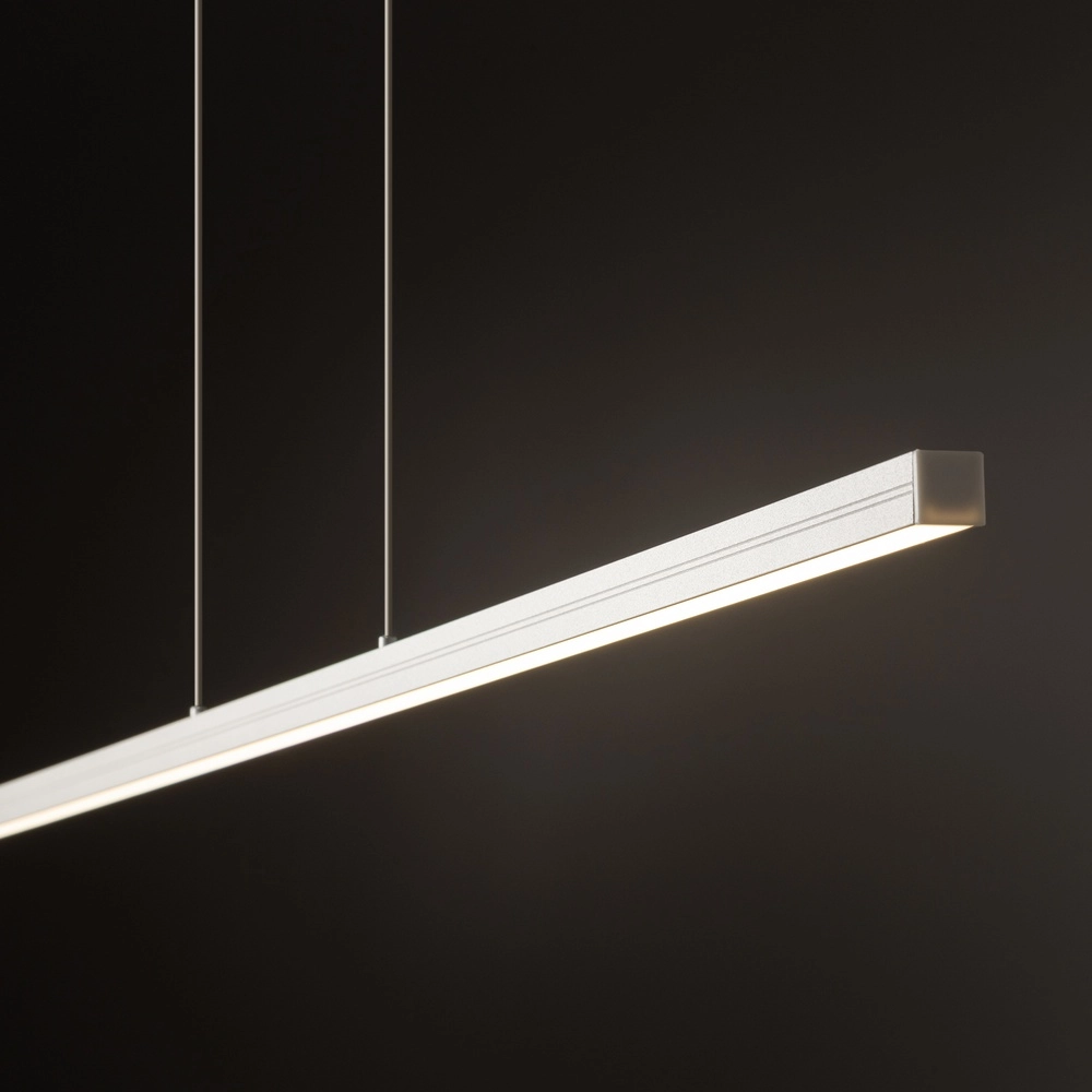 Strakke hanglamp Bar Led 120cm - 3000K - wit Lyora 5903139115834