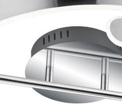 Led plafondlamp Parma chroom Trio 4017807525663