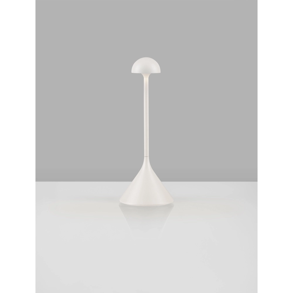 Tafellamp Dalt wit oplaadbaar met USB Tafellamp Dalt wit oplaadbaar met USB