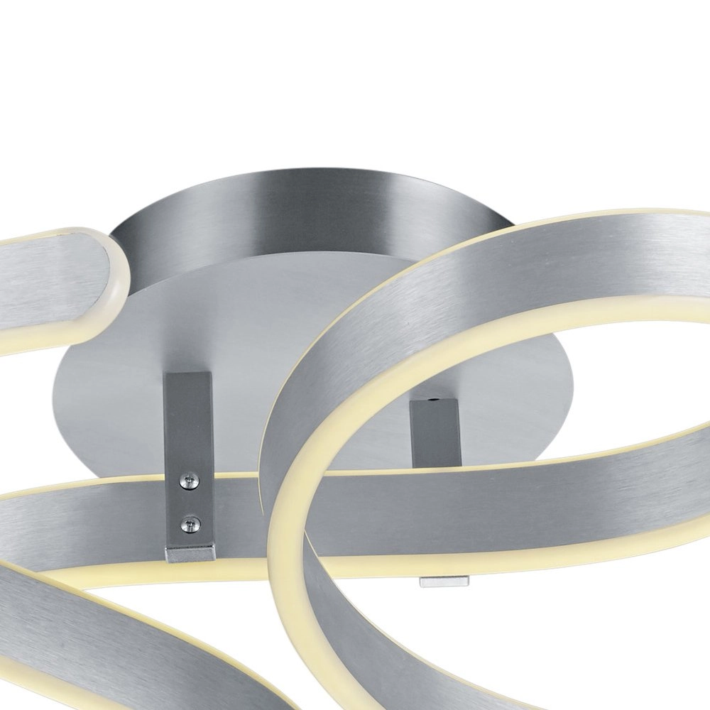 Design plafondlamp Francis Ø 54cm grijs Trio 4017807445329