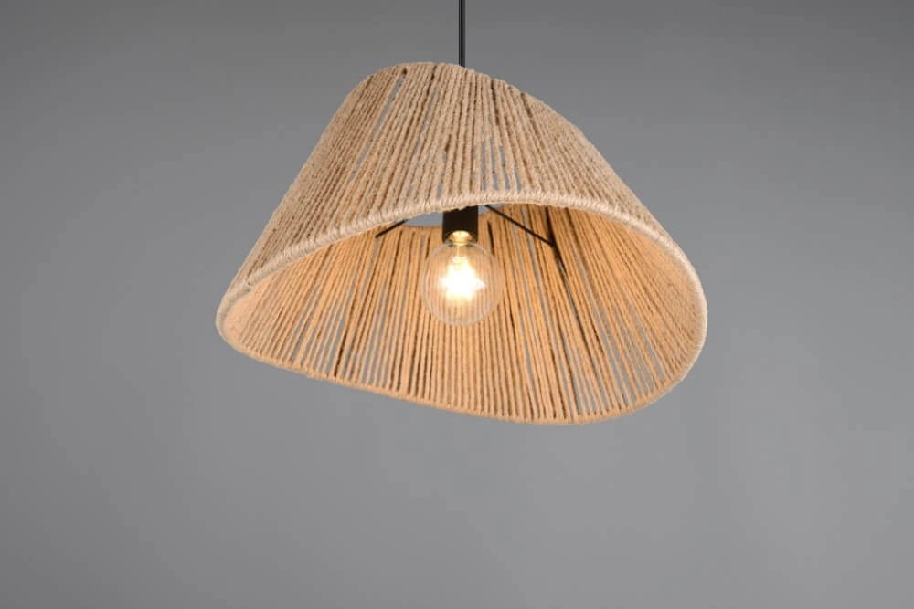 Japandi hanglamp Valerie rotan Ø 52cm Trio 4017807637380