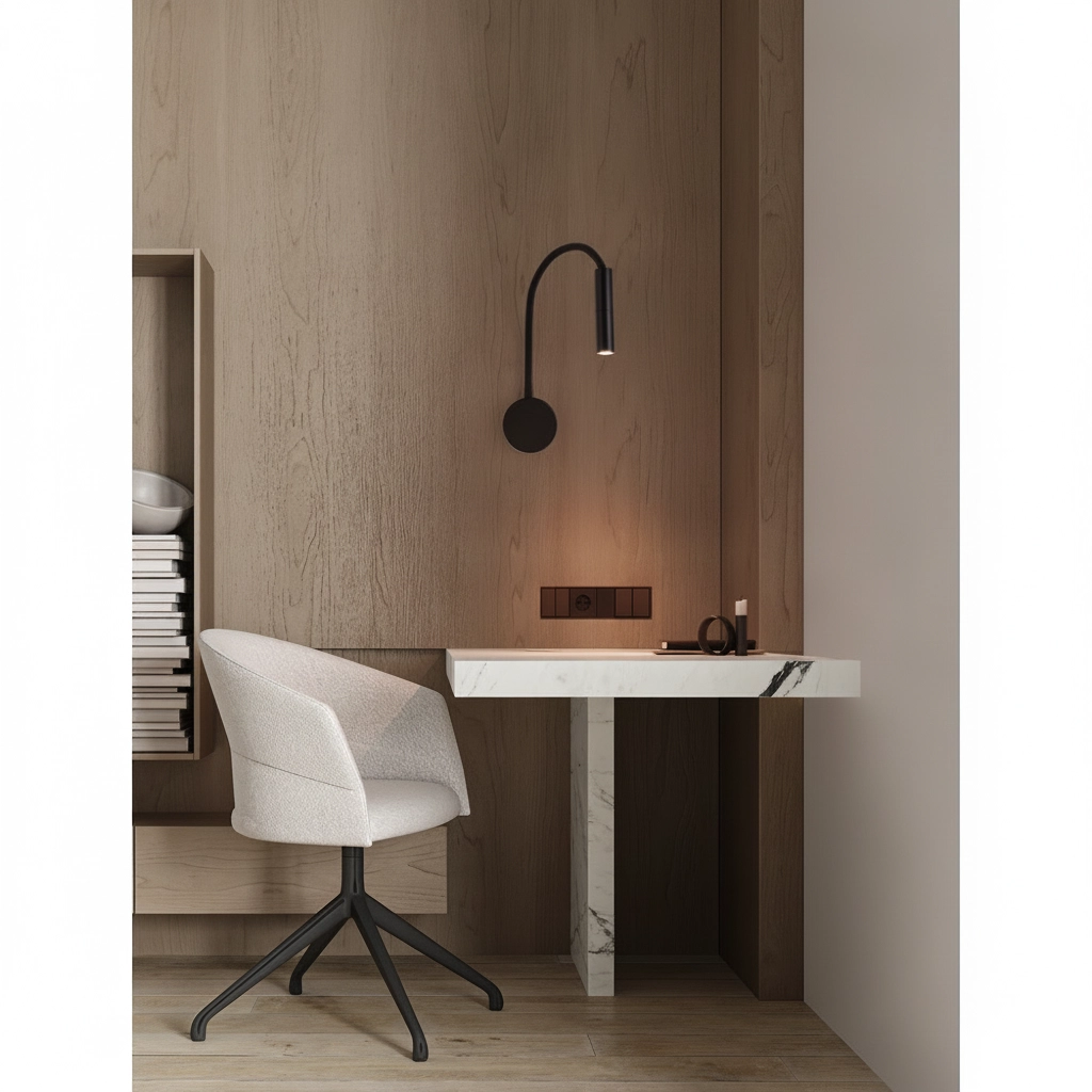 Bedlampje Sonica zwart