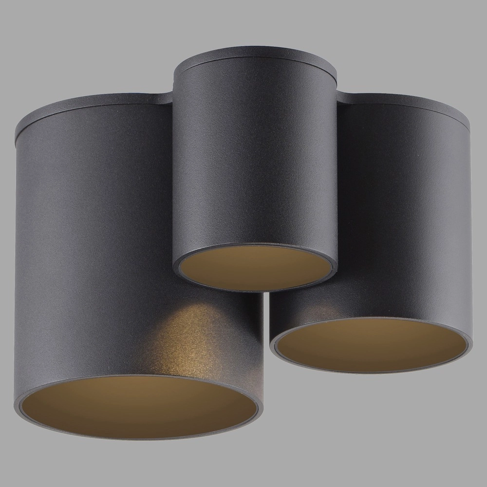 3L plafondlamp Pure Point black pearl