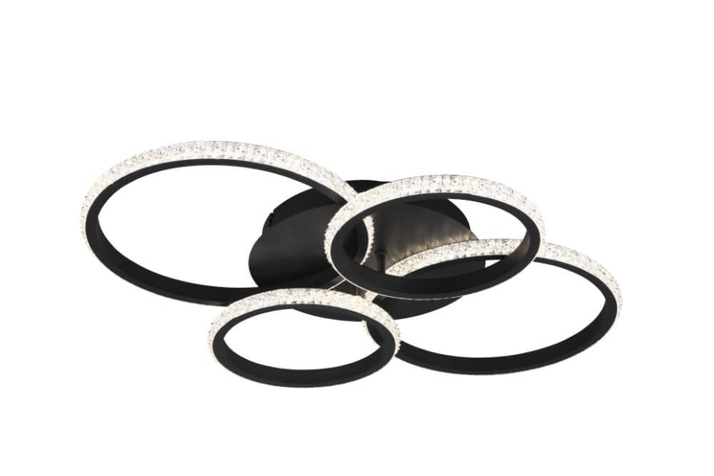 Design plafondlamp Cires zwart