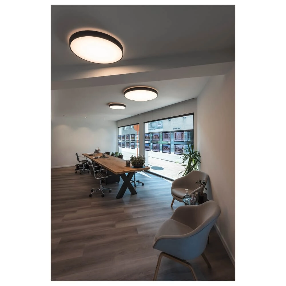 Plafondlamp / Hanglamp Medo Pro 90 zwart - CCT - 80g - Ø 90cm SLV 4024163276771