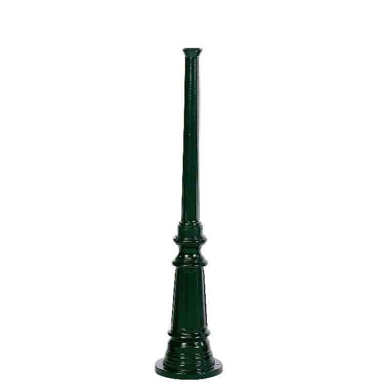 Nostalgische losse paal Rhodos E86A verlengd - zwart