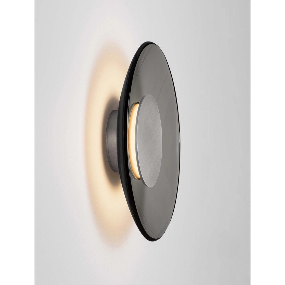 Wandlamp Esti smoke glas Ø 32cm Wandlamp Esti smoke glas Ø 32cm