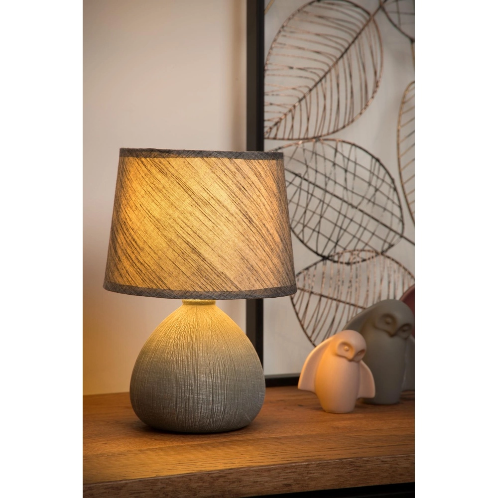 Schemerlamp Ramzi grijs Lucide 5411212470164