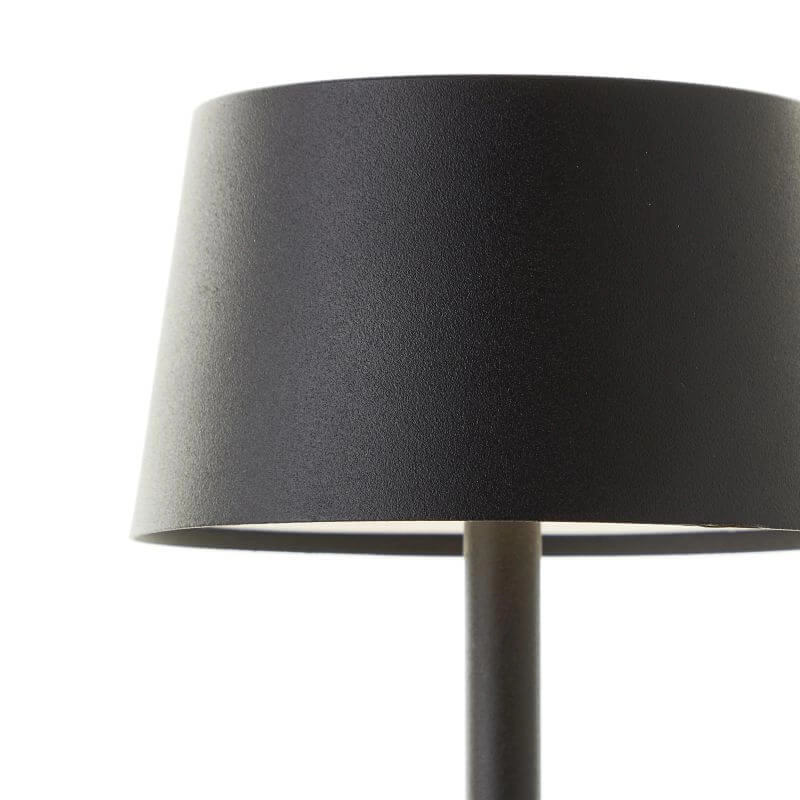 Oplaadbare tafellamp Jona zwart Brilliant 4004353449086
