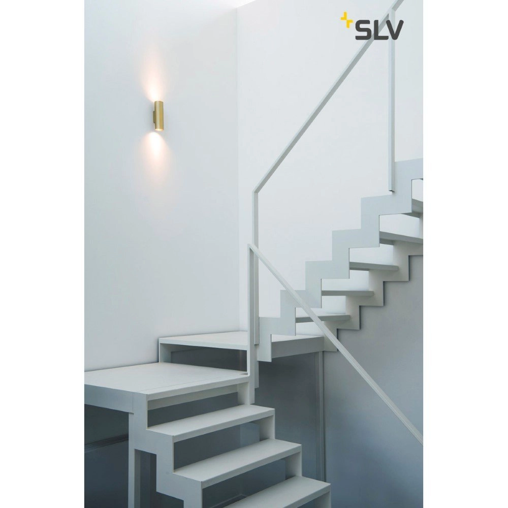 Up en downlight Enola B 22cm messing mat SLV 4024163149532
