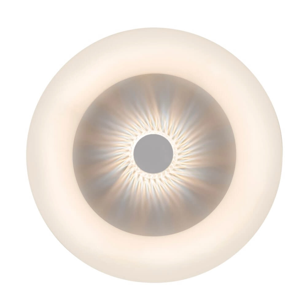 Ronde plafondlamp Vertigo wit Ø 50cm Just Light 4043689992408