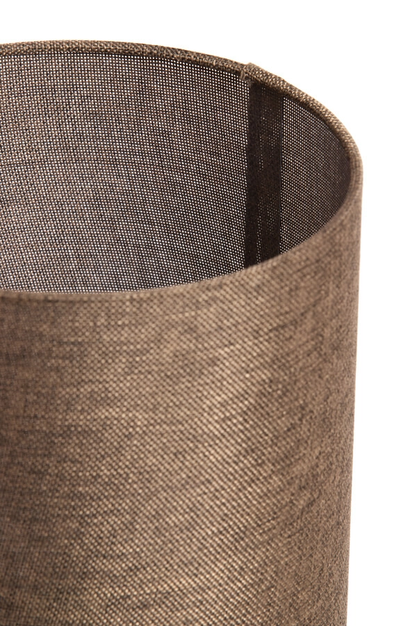 Bruine tafellamp Micky Ø 20cm Light & Living 8717807761134