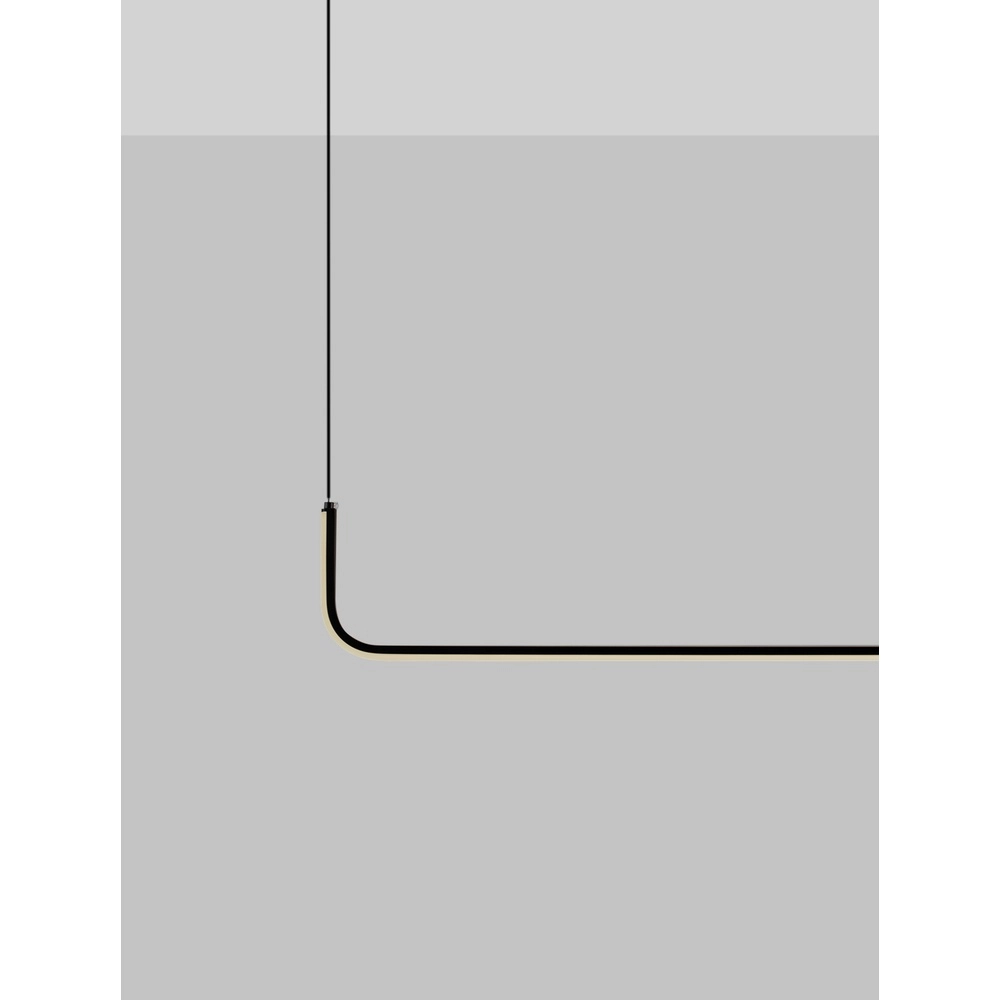 Strakke hanglamp Strita zwart enkel Lyora 5212017455673