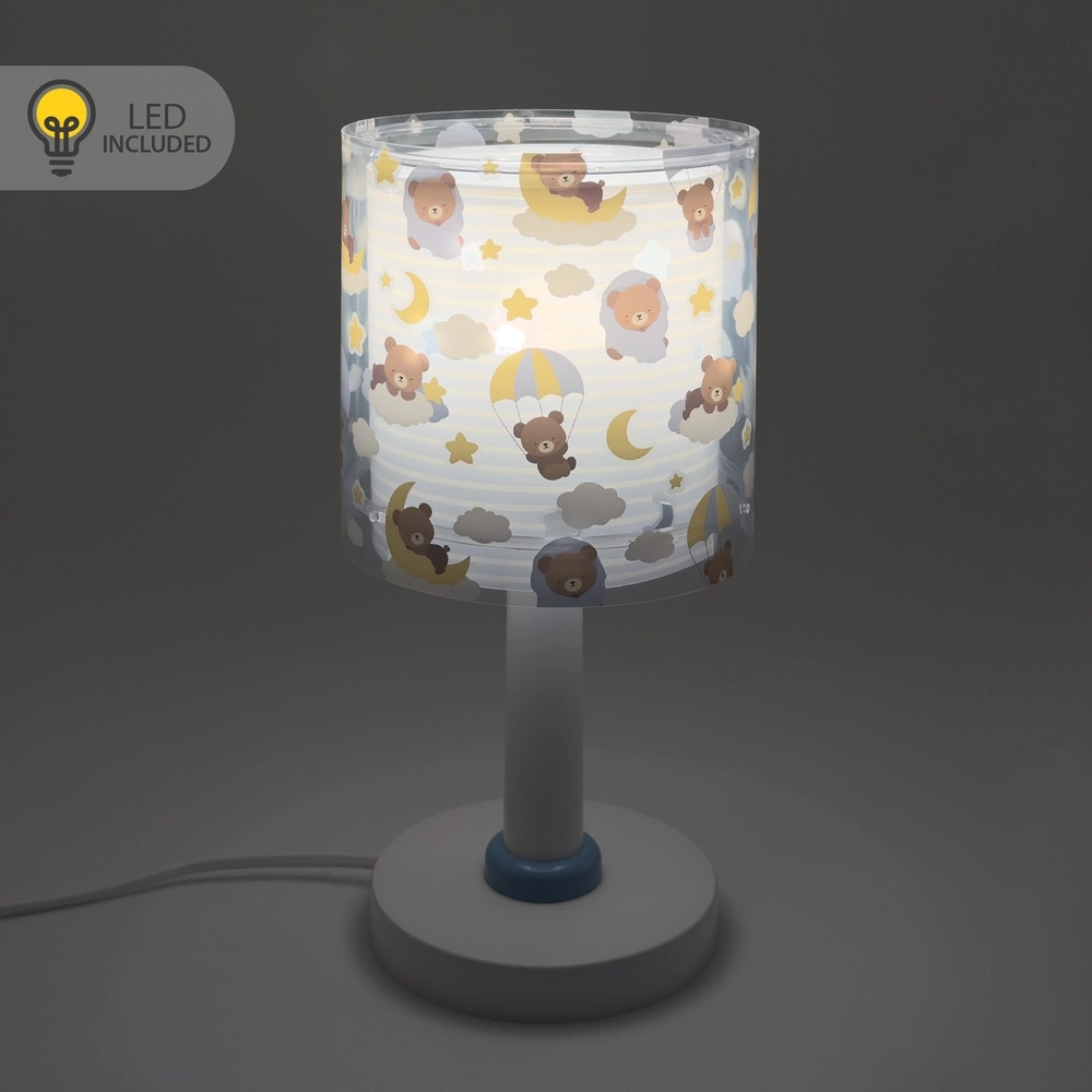 Kinderkamer tafellamp Baby Teddy blauw Dalber 8420406002170