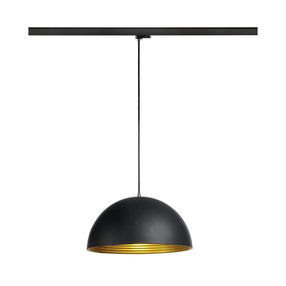 Hanglamp voor rail Forchini M 40 zwart 3-fase Ø 40cm Hanglamp voor rail Forchini M 40 zwart 3-fase Ø 40cm