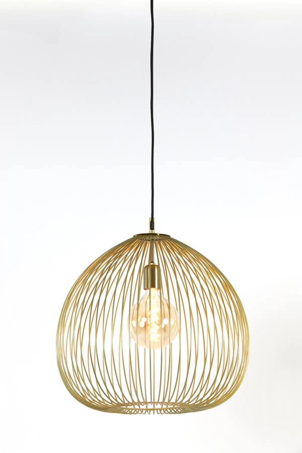 Gouden hanglamp Rilana Ø 45cm Light & Living 8717807649777