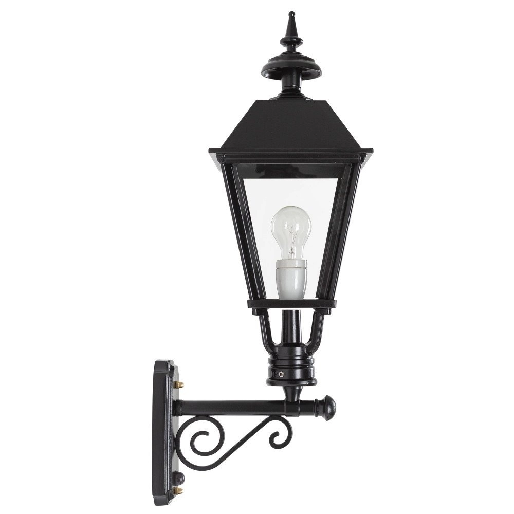 Buitenlamp Preston met bewegingsmelder - zwart KS Verlichting 8714732118545
