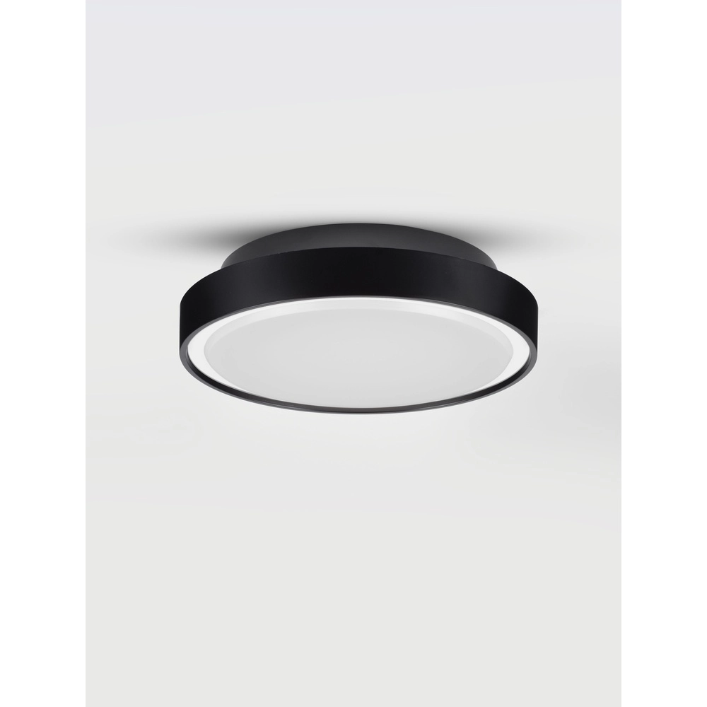 Plafondlamp Sky Ø 30cm zwart Lyora 5212017453693