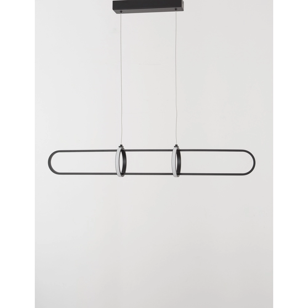 Design hanglamp Arte langwerpig zwart