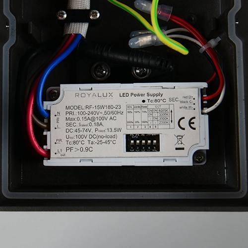 Wandlamp Tagus antraciet met sensor Trio 4017807686821