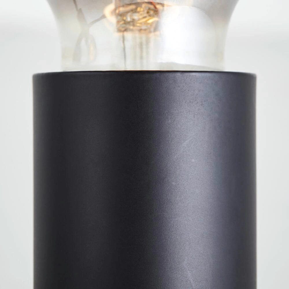 4-lichts plafondlamp Tiffany zwart Brilliant 4004353406485