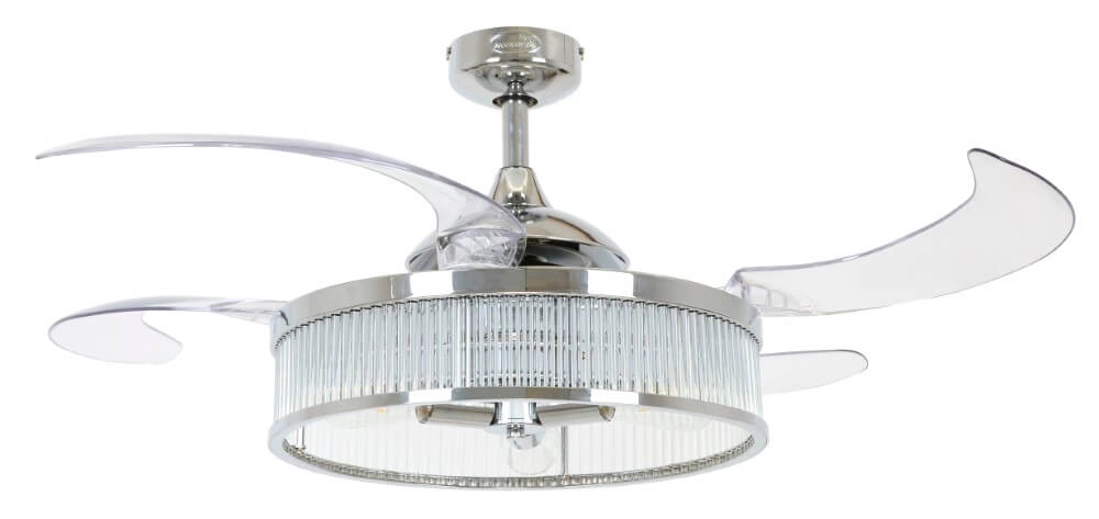 Chrome plafondventilator Fanway Corbelle Ø 122cm