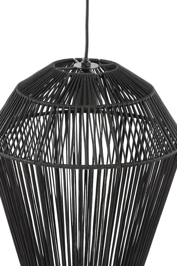 Bohemian hanglamp Deya zwart Ø 30cm Light & Living 8717807681142