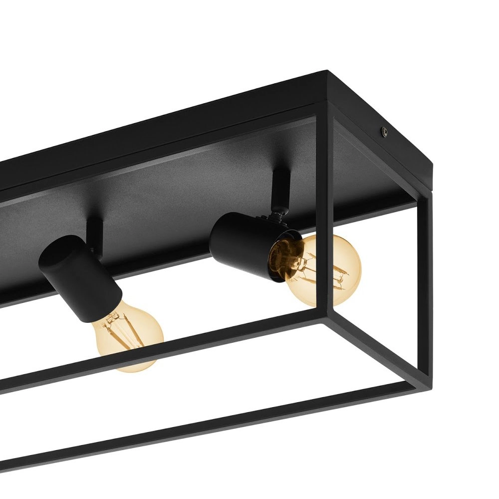 Zwarte plafondlamp Silentina Eglo 9002759983338